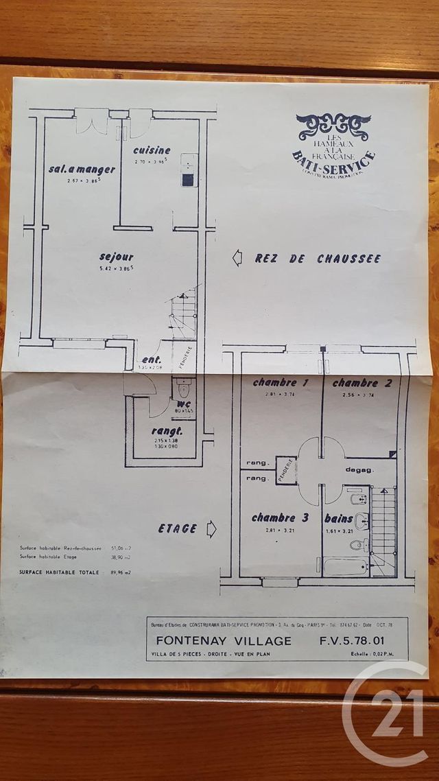 maison à vendre - 5 pièces - 88.0 m2 - GENNEVILLIERS - 92 - ILE-DE-FRANCE - Century 21 Halesia Immobilier